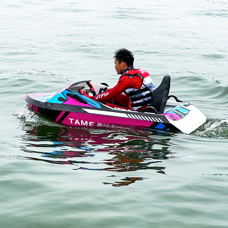 Customized Design Electric Mini Jet Boat Fast Speed Go Karting Electric Jet Power Boat For River Sea