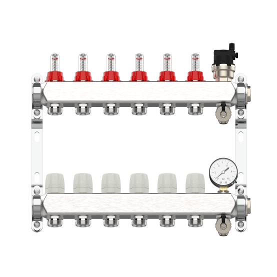 New Release Floor Heating System Water Underfloor Water Pipes Stainless Steel Under Floor Heating Manifold