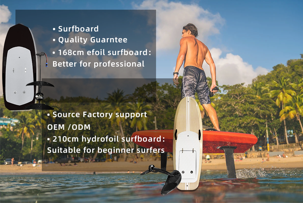 E-foil High Speed E-foil 8 KW Surfing Body Board Electric Hydrofoil Surfboard With Water Proof Battery Electric Jet Body Board