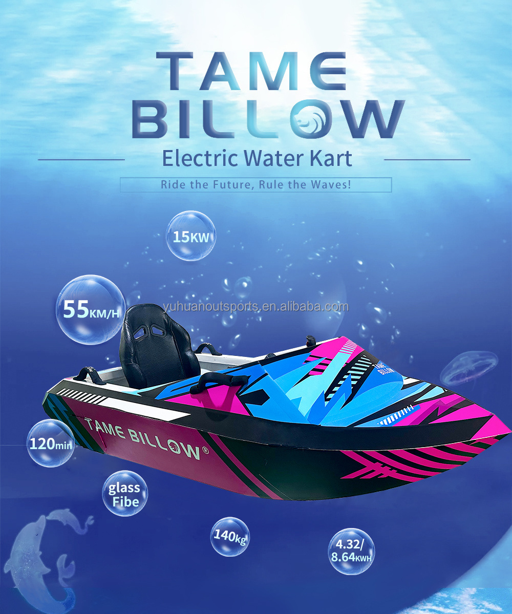 TAME BILLOW Fast Speed Small Cart Boat With Battery Mini Electric Boat For Water Sports Mini Jet Boat With Engine