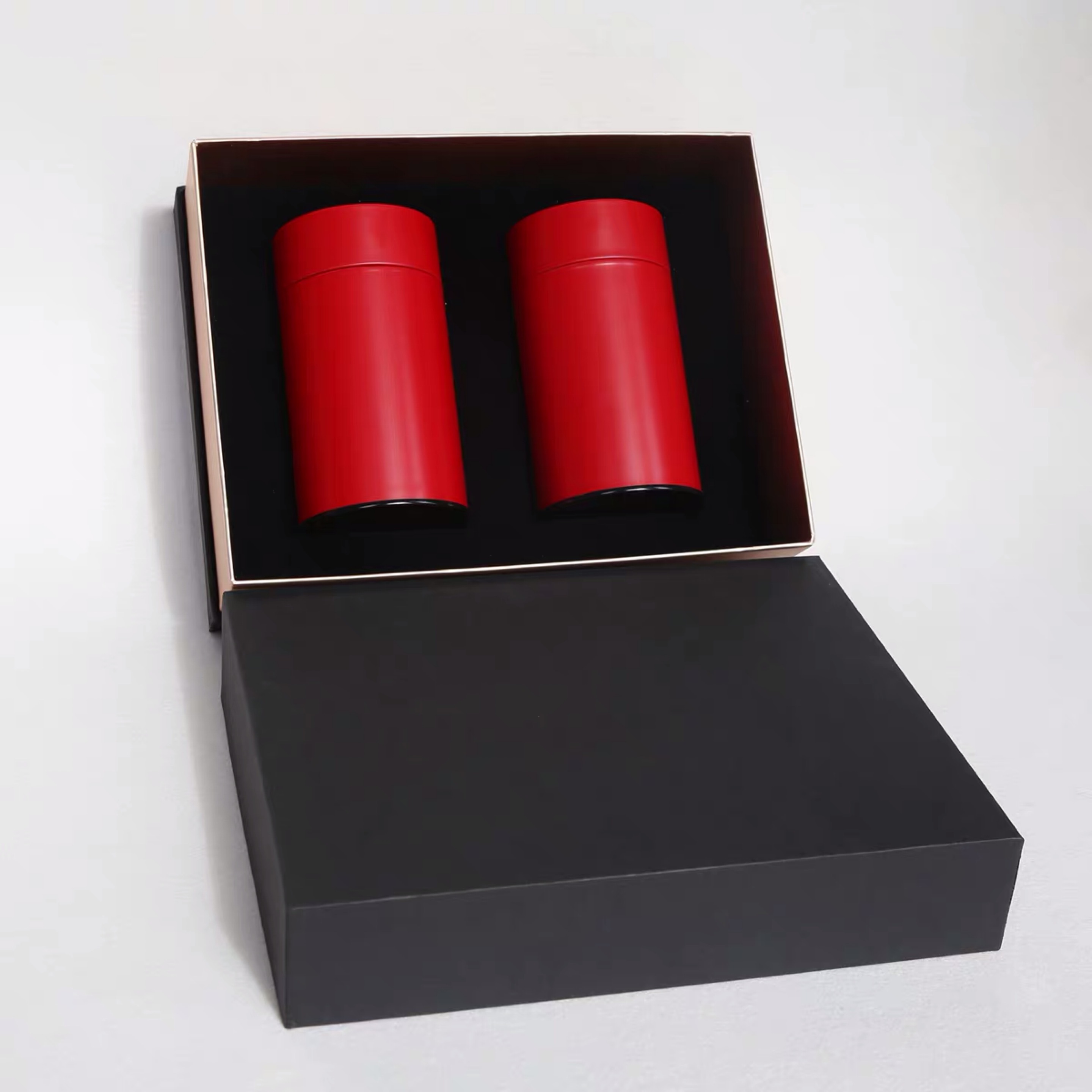 custom cardboard paper packaging gift box lid and base box for Tea box