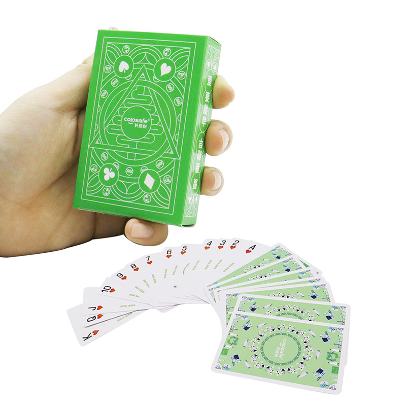 custom adult bridge card size water proof plastic pvc playing cards printed high quality enterprise playing cards