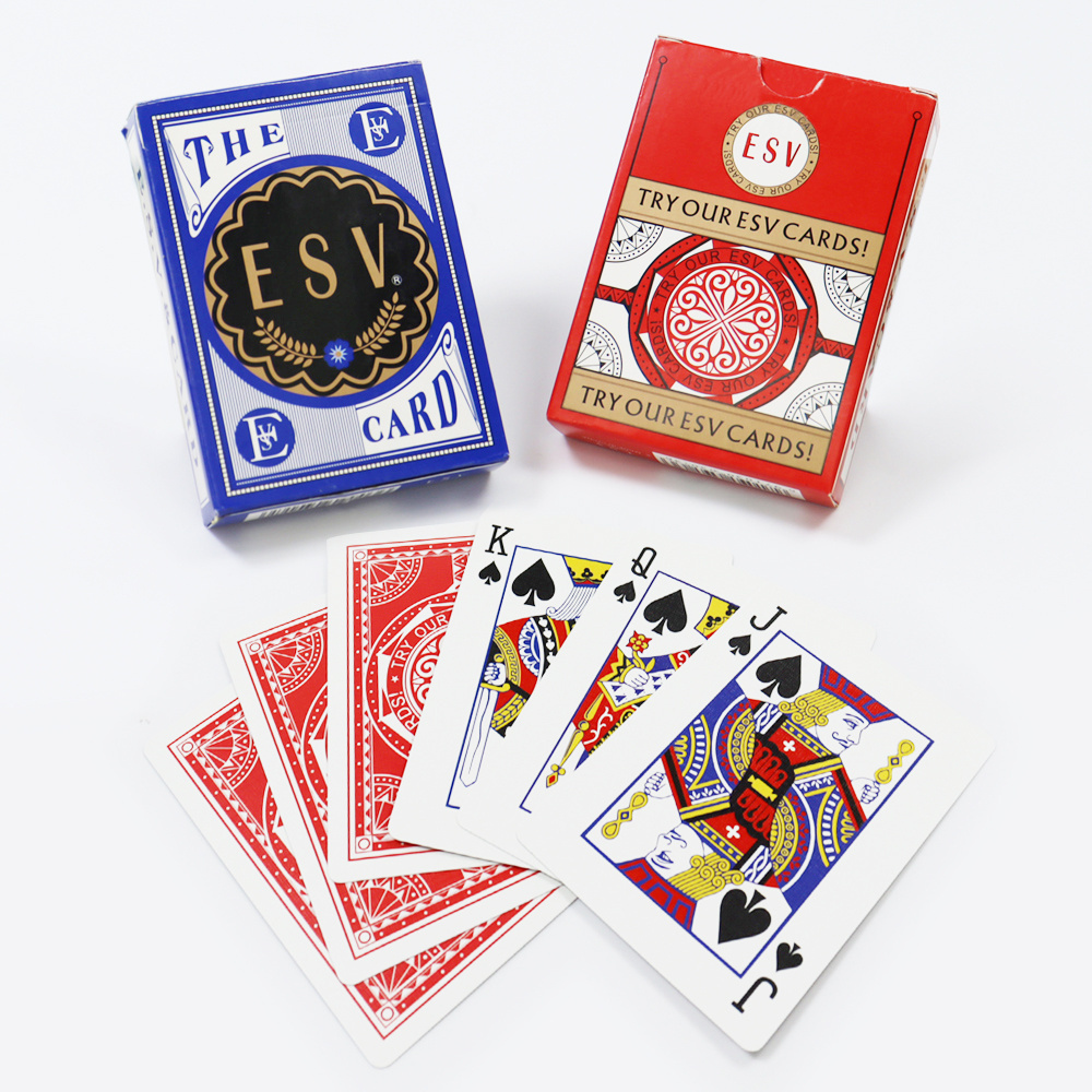 Custom Durable High Quality Playing Cards Wholesale Cheap Price Paper Playing Cards Casino Entertainment Supplies