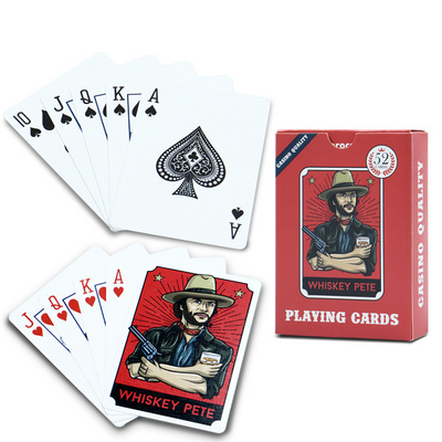 Custom Printing Playing Cards Cowboy Style Paper Poker Game Cards Personalized Recreation Playing Cards with box