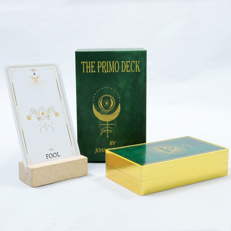 Factory Printing Original Oracle Tarot Cards Custom divination entertainment game Oracle Card Decks Gold Edge Tarot Cards