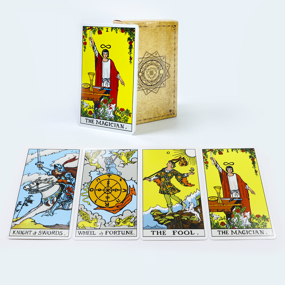 Wholesale Price Tarot Cards With Guidebook Custom Printing Different languages Tarot Cards deck best English tarot cards