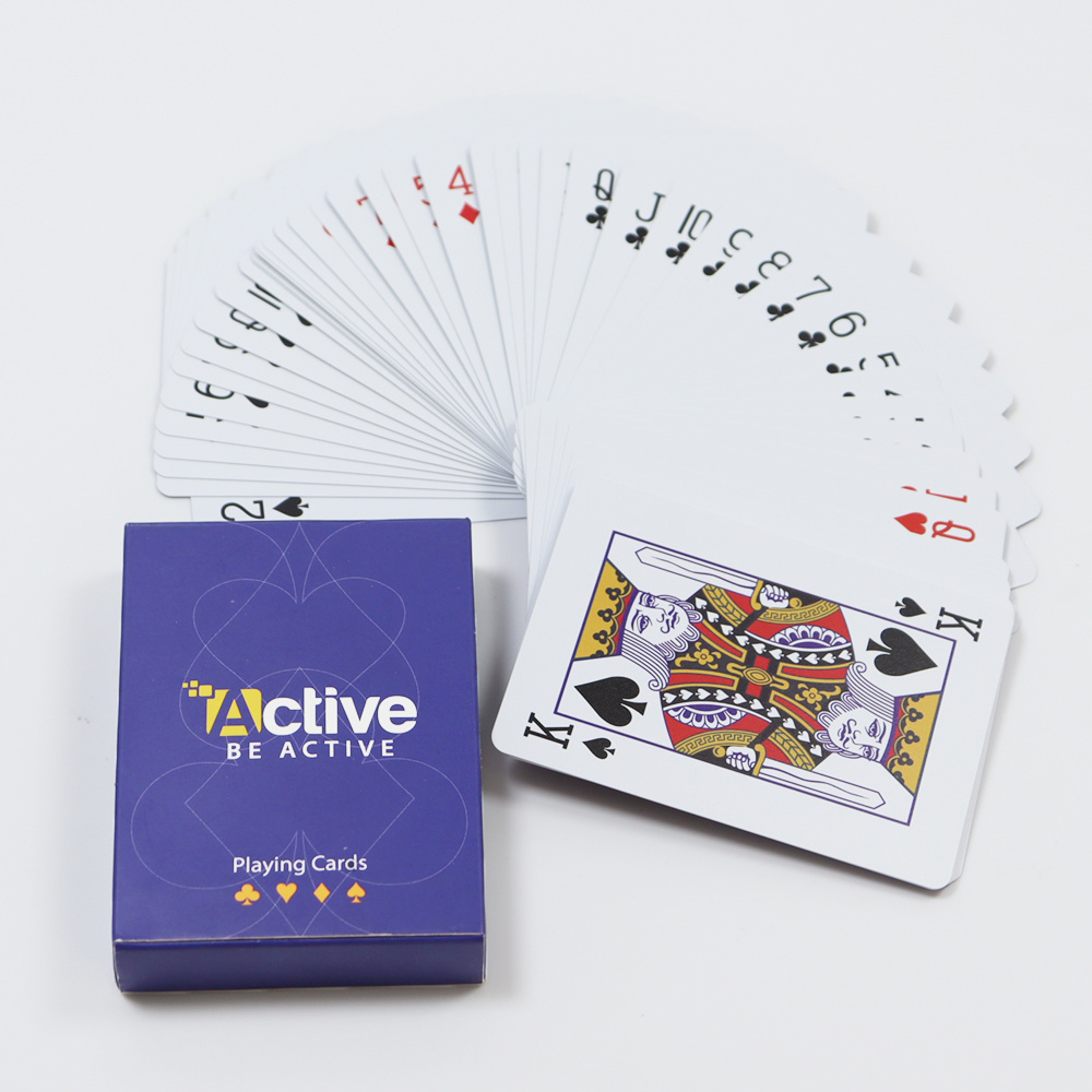 custom printing fiches poker jeton accessories card game playing cards waterproof factory printed 100% PVC plastic playing cards