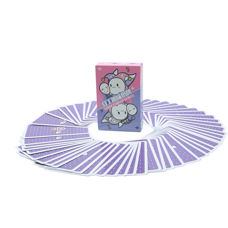 custom high quality poker game cards deck factory printed cartoon animation costumes cosplay playing cards