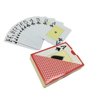 Customized 100% Plastic Jumbo Index Size Poker Decks Manufacture Waterproof PVC Playing Cards Casino Supply