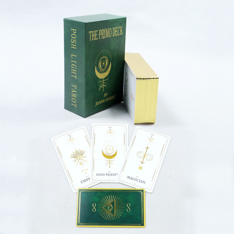 Factory Printing Original Oracle Tarot Cards Custom divination entertainment game Oracle Card Decks Gold Edge Tarot Cards