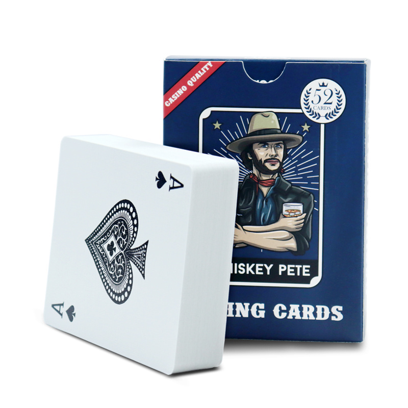 Factory Printed west cowboy style playing cards poker design personalized paper playing cards deck for adult