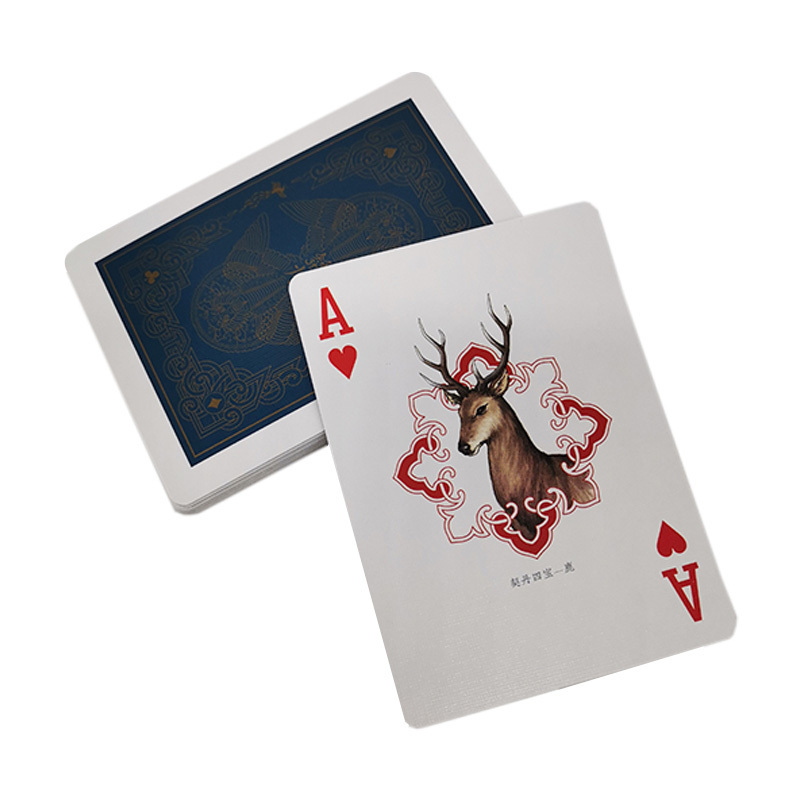 Custom printing Playing cards black game magic china manufacture unique design color paper playing cards