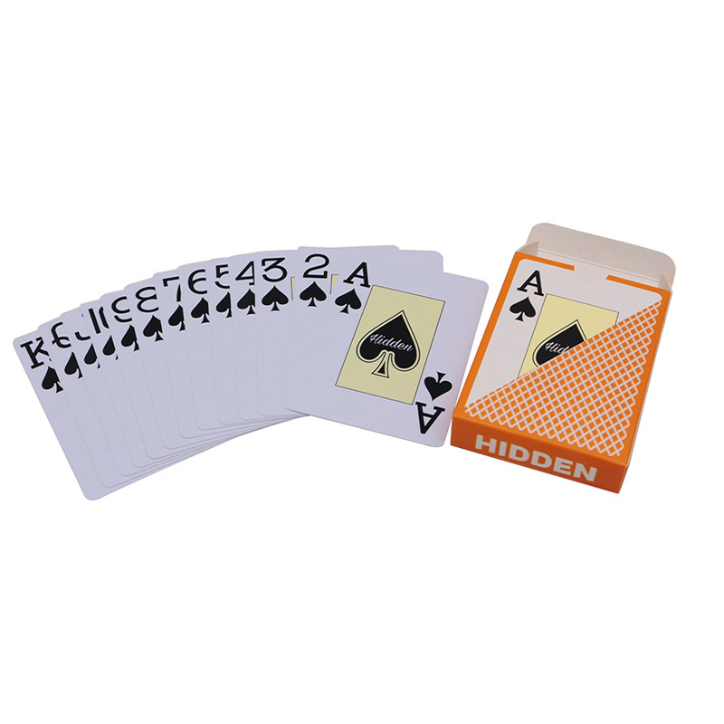 Print On Demand Blank Plastic Playing Cards For Sublimation Customized Waterproof Jumbo font Playing Cards