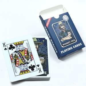 Factory Printed west cowboy style playing cards poker design personalized paper playing cards deck for adult