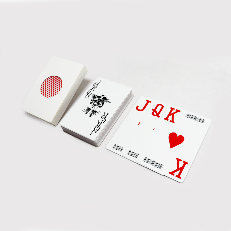 Printing Black Core Paper Casino Texas Poker Playing Cards Factory Custom Cheap Paper Playing Cards Casino Recreation Supply