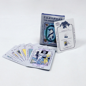 Custom 350Gsm Paper Japanese cat Tarot Cards Factory Manufacture Different languages Cartas De Tarot Printing Service