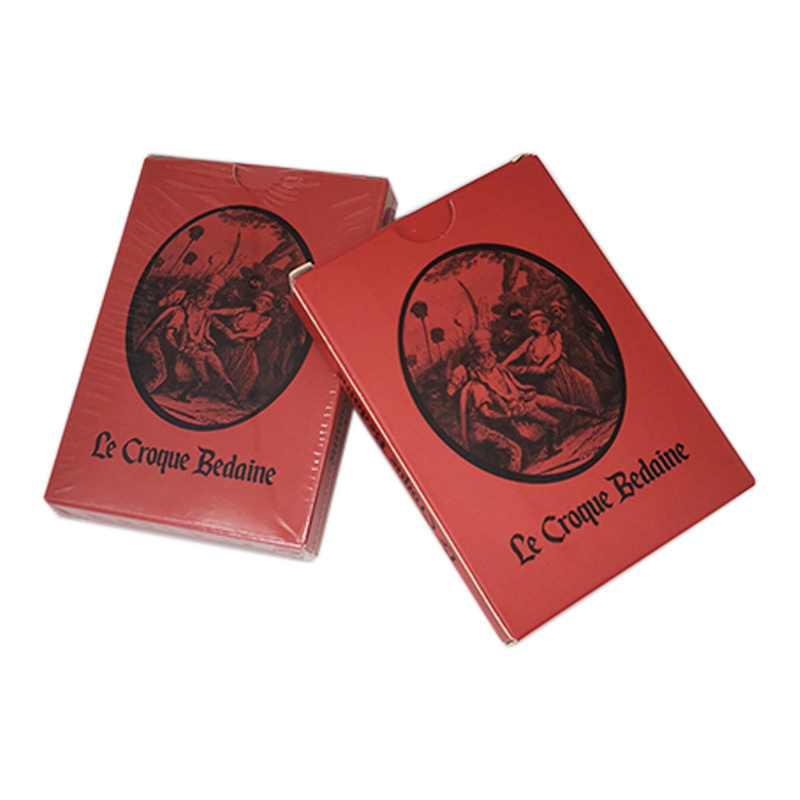 Custom printing Playing cards black game magic china manufacture unique design color paper playing cards