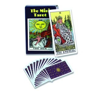 Custom printing tarot card decks Factory manufacturing classic mini tarot card family Divination card game