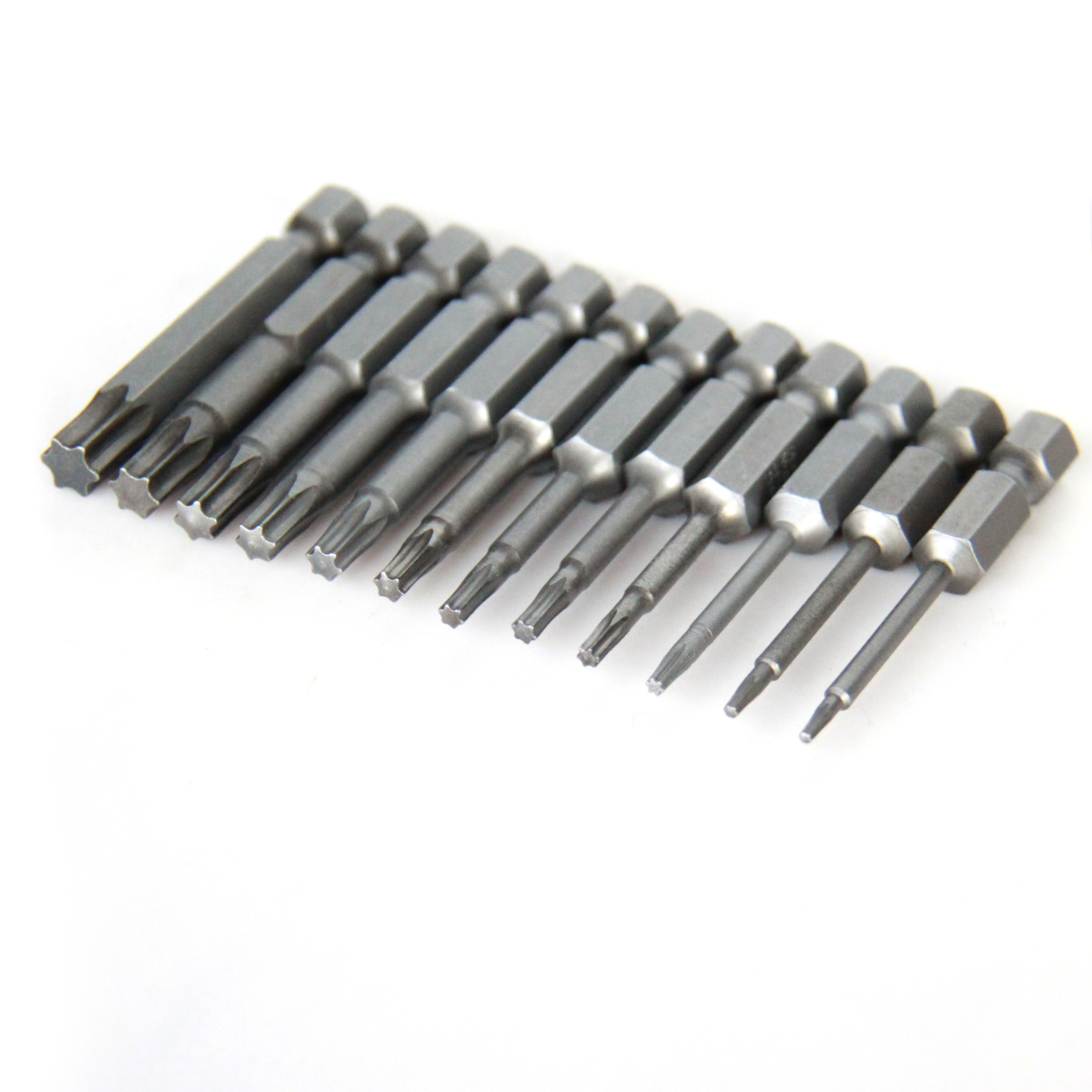 Factory Selling 1/4 Hex 6.35mm Screw Driver Star Bit Torx Magnetic Screwdriver Bits S2