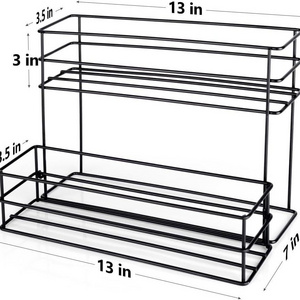 Coffee syrup rack for coffee bar, kitchen, wine rack syrup, wine and cruet shelf