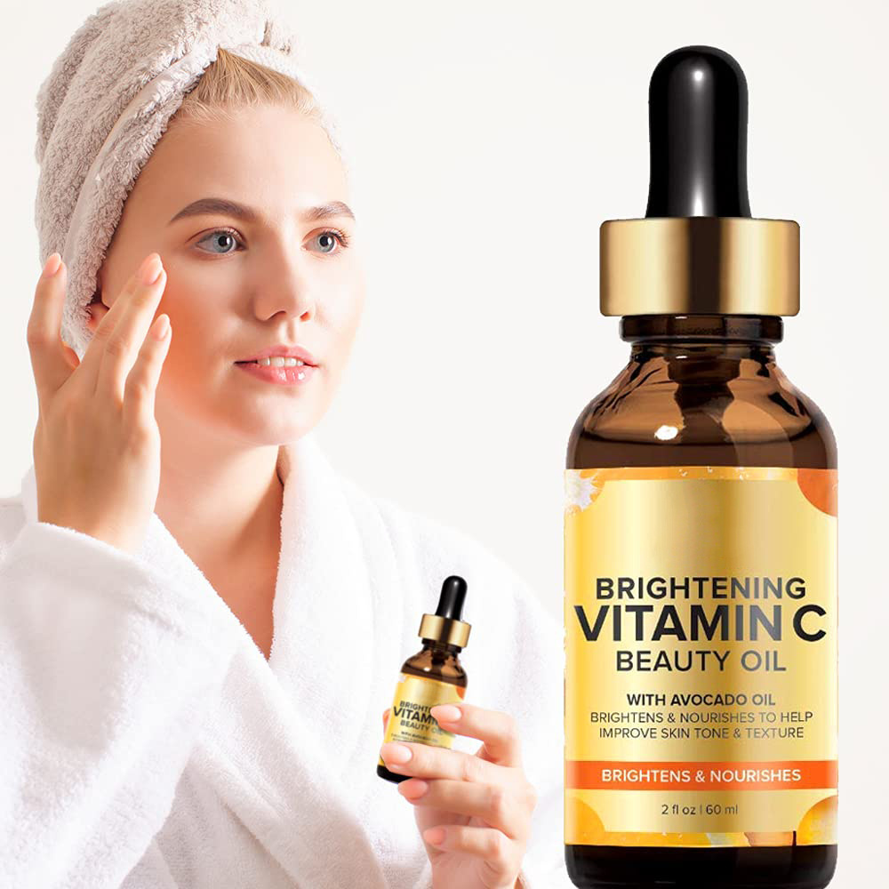 Yujia Organic Natural Vitamin C Facial Essential Oil for Skin Lightening and Moisturizing