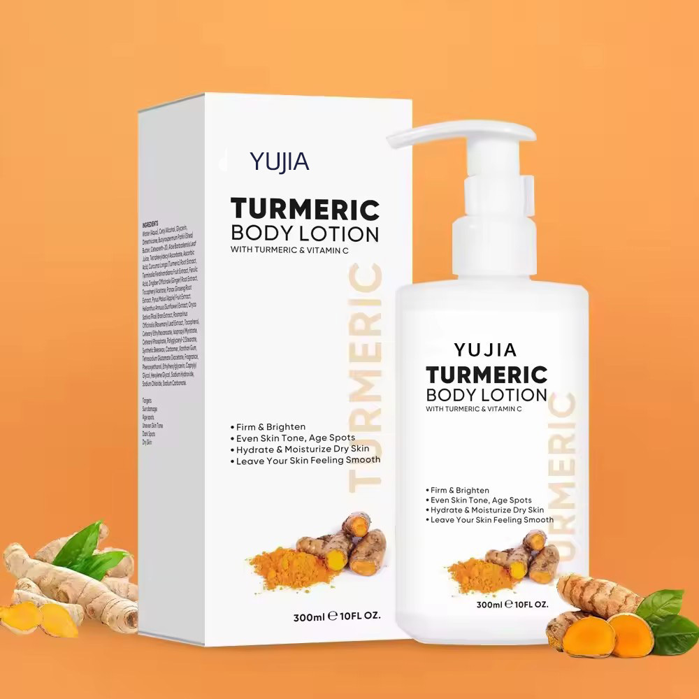 Skin Care Products Turmeric Whitening Dark Spots Removal Body Lotion Natural lightening body lotion  for Women Dark Skin