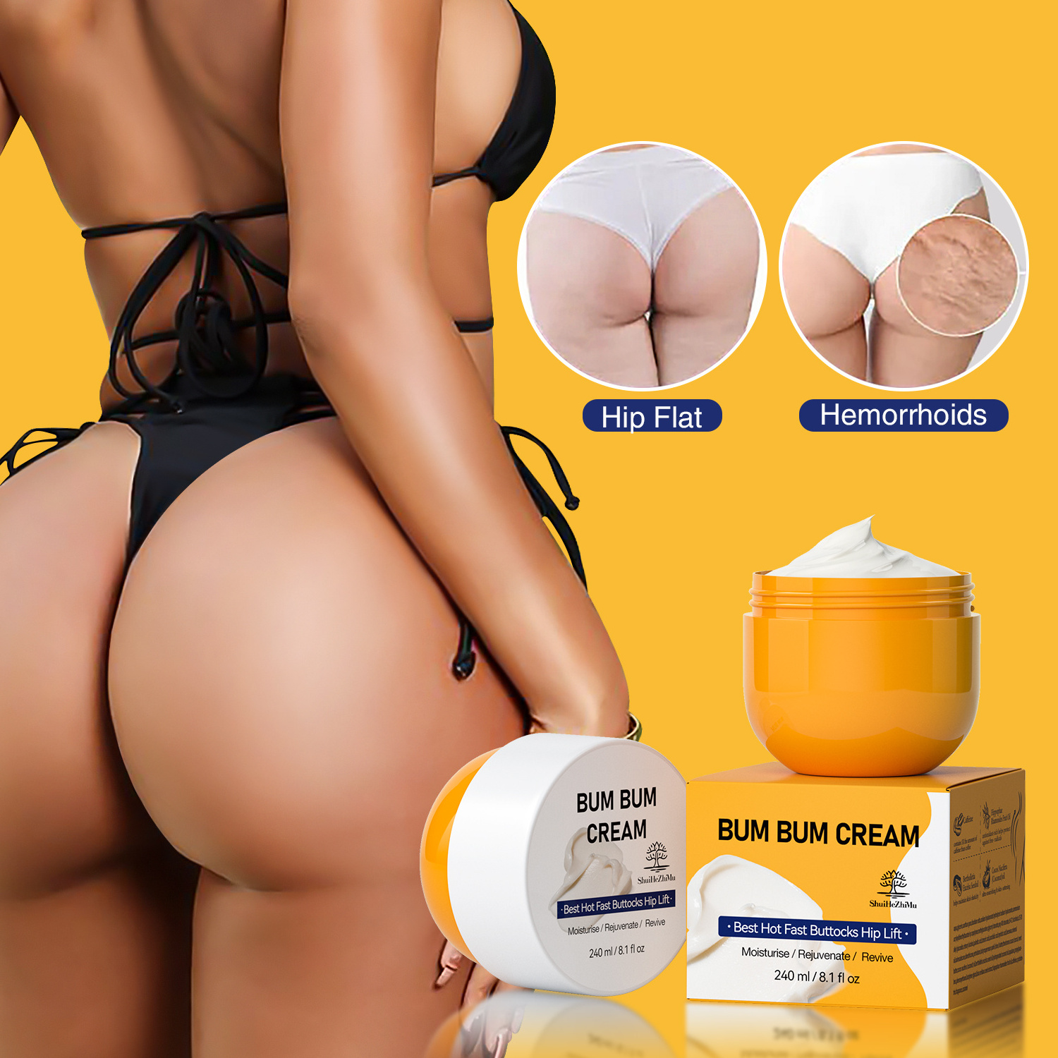 Herbal Butt Hip Up Cream Tightening Big Firming Hip Llift Up Enhancement Cream Private Label Natural Buttocks Enlargement Cream