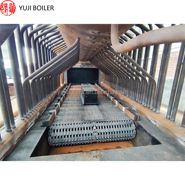 Custom DZL Industrial Solid Fuel Wood Rice Husk Biomass Coal Fired Steam Boiler with Chain Grate