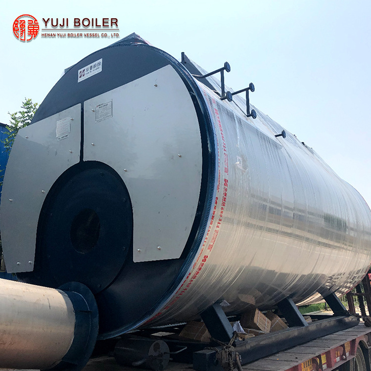 WNS 1 1.5 2 3 4 5 6 8 10 12 15 20 Ton Industrial Fire Tube Natural Gas Diesel Heavy Oil Lpg Fired Steam Boiler For Sale