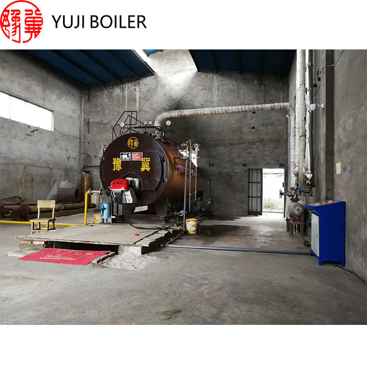 1 2 3 4 6 8 10 12 15 20 Ton Industrial Gas Fired Steam Boiler With Corrugated Furnace Three Passes And Web Back Structure