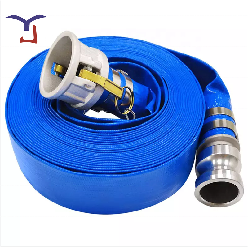 3/4/6/8/12 inch pvc layflat lay flat hose pipe irrigation water backwash hose tube low factory price for agriculture