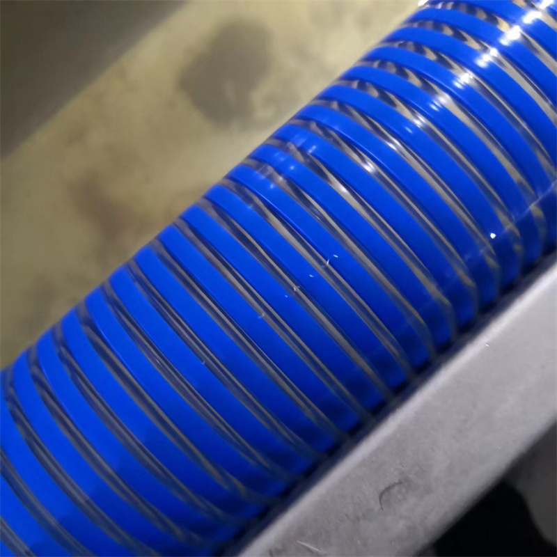 Blue green red orange pvc corrugated pipe pvc suction hose