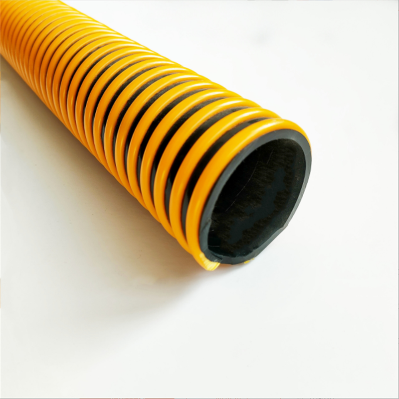 Blue green red orange pvc corrugated pipe pvc suction hose