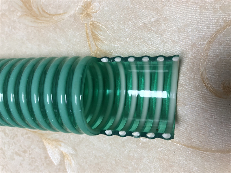 Blue green red orange pvc corrugated pipe pvc suction hose