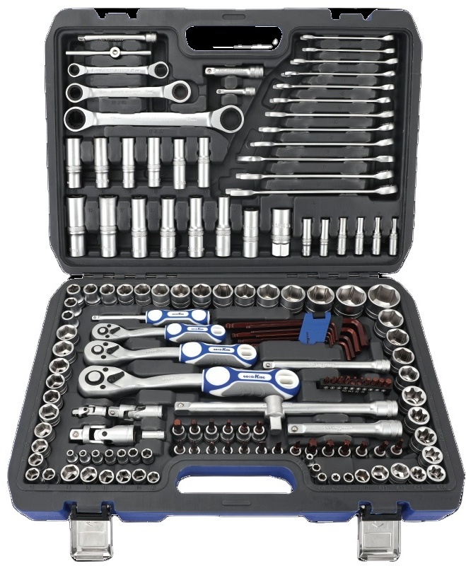 GOODKING 150 PC Factory Price Heavy Duty Standard Edition Hand Tools Piece Car Repair Tools Kit Socket Wrench Set With Box Set