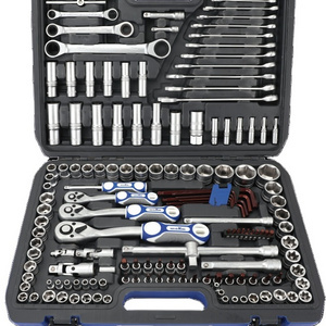 GOODKING 150 PC Factory Price Heavy Duty Standard Edition Hand Tools Piece Car Repair Tools Kit Socket Wrench Set With Box Set