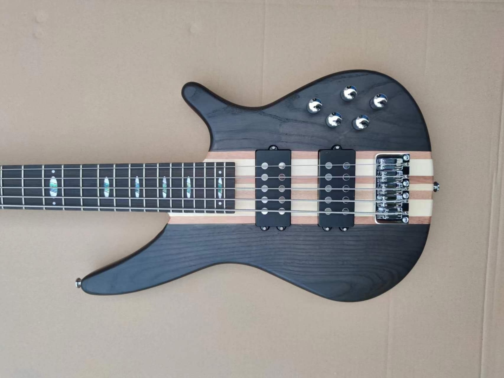 China factory good price 6 cordes lead neck through customized 6 strings electric guitar with amp from china