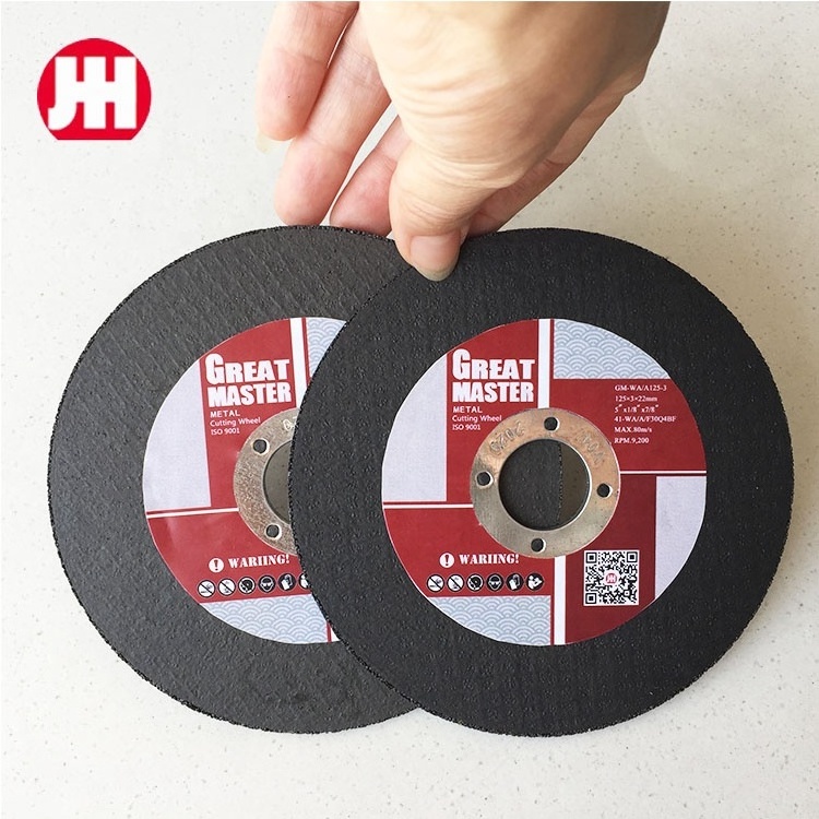 High Quality 125mm Resin Bonded Hardware Metal Stainless Steel Cutting Wheel Cutting Disc