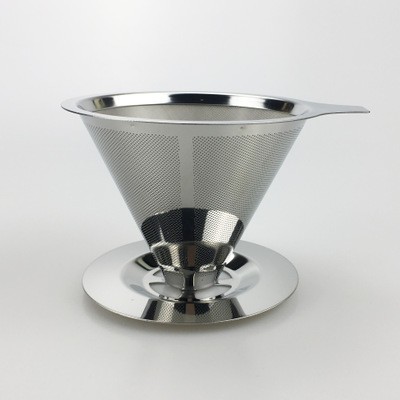 Best Selling Product Stainless Steel Reusable Drip Cone Coffee Filter Multiple patterns