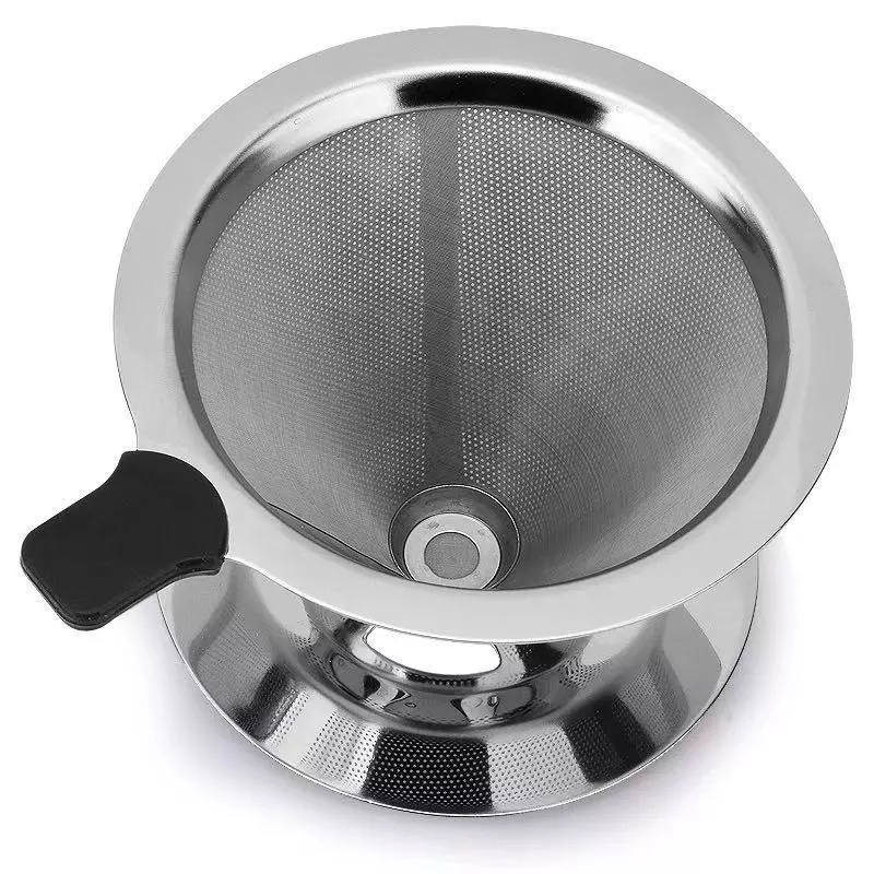 Best Selling Product Stainless Steel Reusable Drip Cone Coffee Filter Multiple patterns