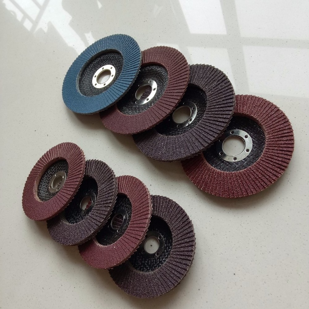 T27/T29 Fine Sanding 125 mm Aluminum Oxide Flapper Disk Abrasive Flap Disc for Polishing and Grinding Disc