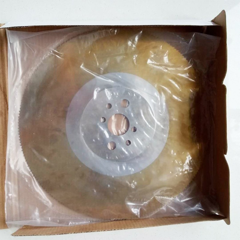 M42 HSS circular saw blade cutting disc for metal cutting Dmo5 Rainbow HSS cold saws 275mm 300mm 325mm 350mm