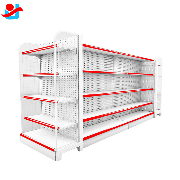 Hot Selling Grocery Steel Display Gondola Shelf Goods Shopping Store Shelf Used For Market