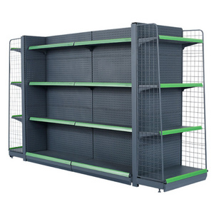 Hot Selling Grocery Steel Display Gondola Shelf Goods Shopping Store Shelf Used For Market