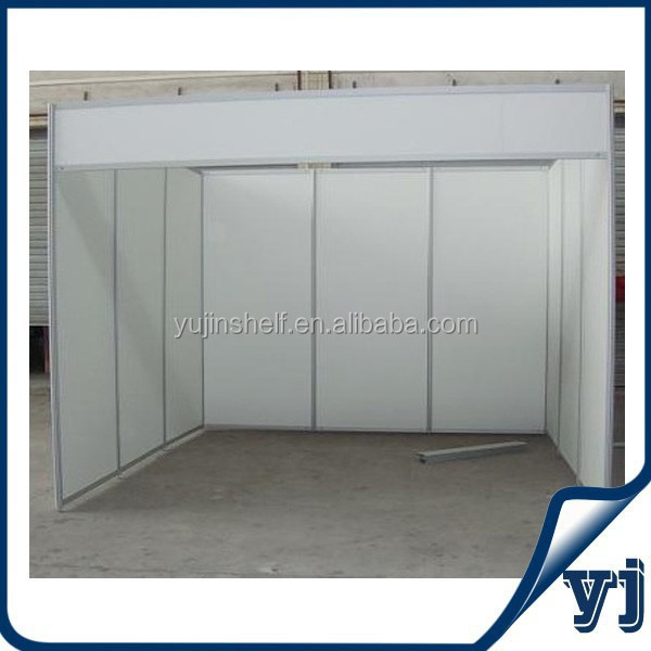 Guangzhou simple standard exhibition display booth/ carton fair portable aluminum exhibition stand