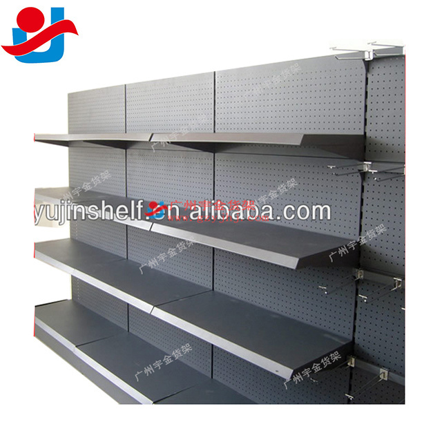 Guangzhou qualified products display shop shelving /Single sided super store racks