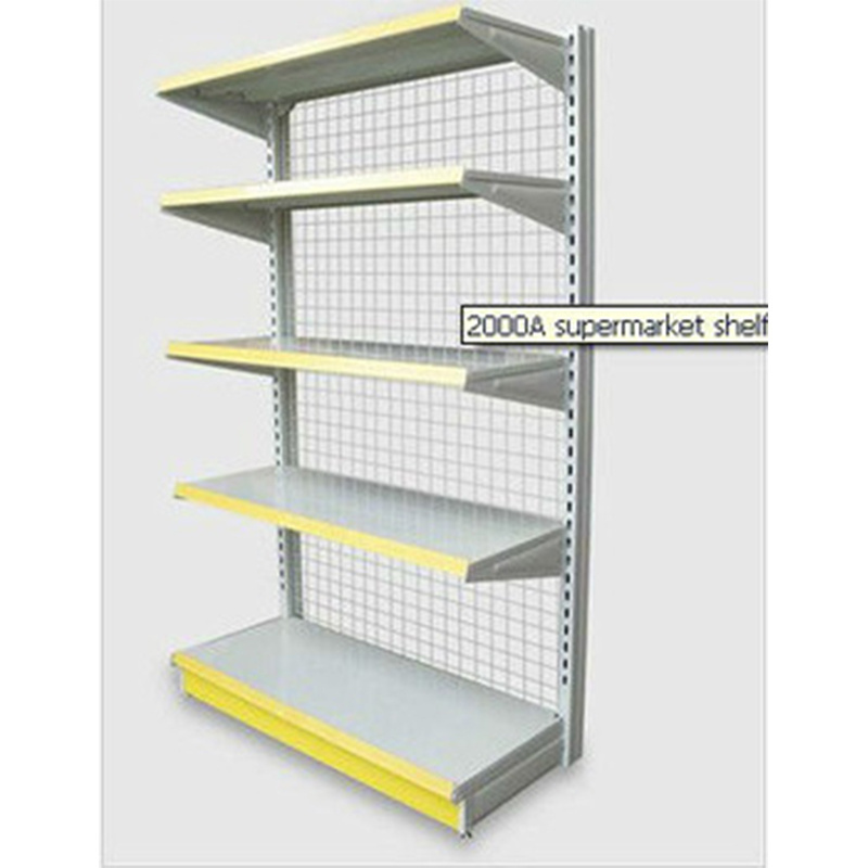 Black Retail Wire Mesh Display Stand Shelf / Light Duty Convenience Store Display Racks