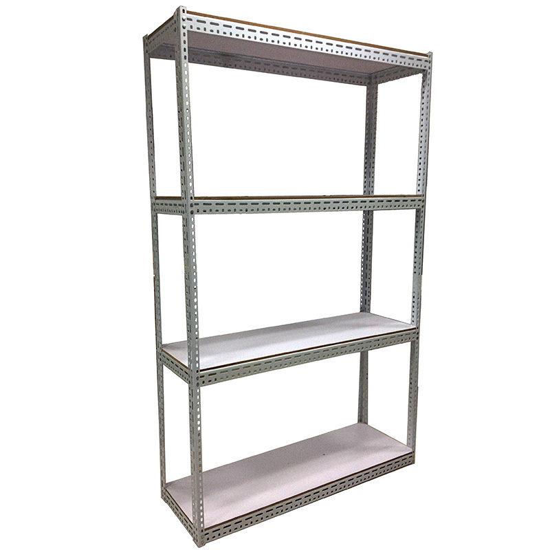 White light duty boltless shelf rack with MDF shelving /wholesale warehouse shelving unit