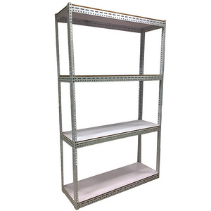 White light duty boltless shelf rack with MDF shelving /wholesale warehouse shelving unit