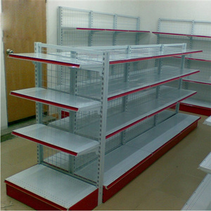 White Showroom Supermarket Shelf /Ccommercial Display Store Shelving For Pharmacy